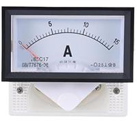 1pc 85C17 Current Panel Meter 0-15A 5A10A30A5A Ammeter for Circuit Testing Charging Battery Ampere Tester Gauge(75A(75mV))