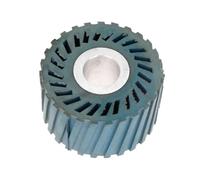 1pc 86 * 50mm Rubber Wheel Solid Grooved Contact，Compatible for Belt Grinder Sander Polishing Chamfering Grinding