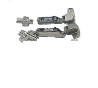 1pc 8645i Full Cover Hydraulic Hinge Buffer for Wardrobe & Cabinet Doors, Damping Closure Damper with Straight Arm, Soft Close Mechanism for Smooth Operation