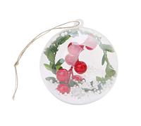 1PC 8cm/3.15in DIY Reusable Plastic Clear Christmas Tree Hanging LED Ball, Party Wedding Home Decoration OrnamentsUseful and Attractive