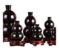 1pc 8cm Obsidian Crystal Quartz Gourds Room Office Decoration