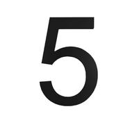 1pc 8Inch House Number Outdoor 26 Letters 0-9 Numeric Home Numbers Plaque Signs Address Street Slogans Sign(Black-5)
