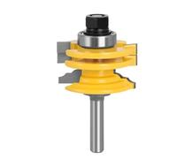 1pc 8mm 12mm 1/2" Shank Glass Door Rail Stile Reversible Router Bit Woodworking Milling Cutting For Wood Tool Bits(8mm shank)