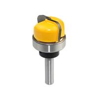 1pc 8mm Shank 1-1/8 Diameter Bowl Tray Router Bit Round Nose Milling Cutter With Bearing For Wood Woodworking C08-044FX