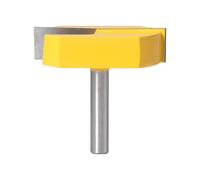 1pc 8mm Shank Cleaning Bottom Router Bits Milling Cutter Wood Cutters 2-3/16 Cutting Diameter For Surface Planing Router Bit