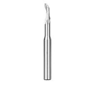 1pc 8mm Shank Engraving Bit Single Flute Carbide Spiral End Mill Straight HSS Milling Cutters For Aluminum CNC Tools(8x5x16x80)