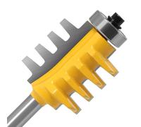 1Pc 8mm Shank Milling Cutter Adjustable Wood Router Cutter Finger Joint Glue Router Bit Cone Cutter Woodwork Cutter