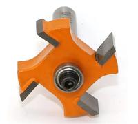 1pc 8mm Shank T Type Bearings Wood Milling Cutter Industrial Grade Rabbeting Bit Woodworking Tools Router Bits for Wood Router Bit Set for Wood Planer(NO4)