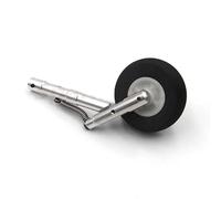 1PC 9 11 13 14cm Aluminum Alloy Single-Wheel Telescopic Spring Damping Landing Gear for Ducted Aircraft F22 Freewing L39 RC (1PC 110mm)