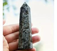 1pc 9-11cm Vibrant Flame Stone Column Crystal with Mesmerizing Orange & Yellow Flames Gemstone Stone