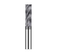 1PC 9.45-9.59mm Carbide Machine Reamer Spiral Metal Cutter 6 Flute CNC Reamers Cutting Tool Coated Steel(Coated9.51X40X80L)