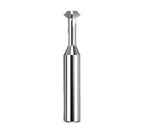 1pc 90 Degree Carbide Chamfer Milling Cutter 90° Chamfering Upper Lower For Metal CNC End Mills(Uncoated,D6x50L)