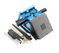 1pc 90X90 Blue Bead Planting Table with Handle BGA Ball Planting Table Chip Steel Mesh Multi-Functional Tin Planting Rack F(Package C)