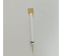 1pc 99.99% Pure Gold Counter Electrode for Electrochemistry - Customizable Sizes with PTFE Rods(10x10x0.1mm)