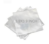 1pc 99.99% Pure Tin Stannum Sn Sheet Plate Foil Thin Tin Coated Sheet Small Metal 3.9"x3.9"(100x100mm) Thickness 0.0008"(0.02mm) for Scientific Research