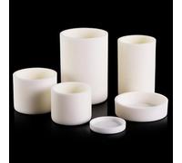 1pc 99% Alumina Square Crucible for Laboratory Analysis and Melting - Thermostability 1600-1750℃(3.5ml(16x28mm))