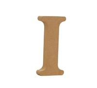 1pc A Top 26-Letter Wooden Alphabet DIY Handicrafts Three-Dimensional Decorative Letters Sign Decorations Craft Supplies(1pcs I)