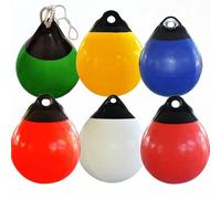 1PC A25 Teardrop PVC Boat Fender Inflatable Yacht Buoy 25 x 31 cm(Green)
