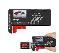 1Pc AA Battery Tester Universal Battery Tester For Small UK Battery Checker Tester For AA AAA C D 9V 1.5V Button Cell Batteries Household BT-168 No Batteries Required