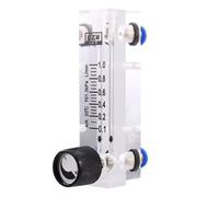 1PC ABCA-4T 0.1-1L/MIN Acrylic Variable Area Flow Meter Adjustable Panel Mount Gas Rotameter Air Rate Controller