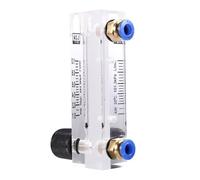 1pc ABKP-4T 0.1-1L/MIN Acrylic Variable Area Flow Meter Adjustable Panel Mount Gas Rotameter Air Flow Rate Controller