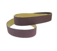 1pc Abrasive Belt with Aluminium Oxide, Brownish Red Lightweight Sanding Belts P320 P180 P100 P600(P800,1067x50mm)