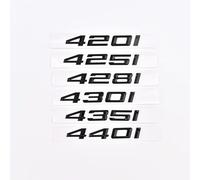 1PC ABS Car Emblem Sticker car emblem rear tail label displacement number,For BMW 4 series