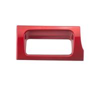 1pc ABS Carbon Fiber Color Or Red Headlight Switch Button Frame Cover Trim Interior Decorative LHD For Ford For Ranger For Everest 2023(Red - Left Drive B)