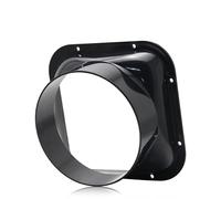 1Pc Abs Round Pipe Flange Seat Duct Seal Cover Aluminum Tube Air Ventilation Hose Connector Air System Vent Hardware 75-200Mm/Square 200Mm(Oblique 100mm)