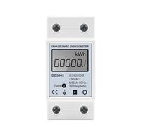 1pc AC 220V 230V 60A 50Hz Digital Display Single Phase Electric Energy Meter KWH AC Digital Watt-Hour Meter Test Meters Din Rail