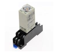 1pc AC 24V 0-60 Minute Power-on Delay Rotary Knob DPDT Timer Timing Time Relay H3Y-2 With Base Socket PYF08A ZGPOSQKZSC
