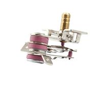 1pc AC 250V 16A Adjustable Temperature Switch Bimetallic Heating Oven Thermostat for Electric Oven Thermostat Switch Repair Part