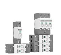 1pc AC SPD AC275V 385V Surge Protector 1P 2P 3P 4P 20KA 40KA 60KA Arrester Single Three Phase Household Ground Protecti(3P,20KA)