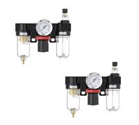 1pc AC2000-02 Pressure Regulator Gauge Air Compressor Filter Oil Moisture Separator For Water Filters Dehumidifie(AC2000-PC-12)