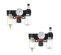 1pc AC2000-02 Pressure Regulator Gauge Air Compressor Filter Oil Moisture Separator For Water Filters Dehumidifie(AC2000-PC-04)