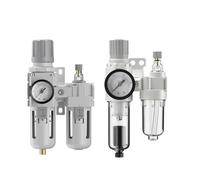 1pc AC2010-02 AC3010-03 AC4010-04 Metallic Pneumatic Pressure Regulator Oil Water Separator Manual Drainage Compressor Air Filter(AC5010-10D)