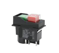 1PC AC250V 16A Electromagnetic Push Button Switch 4/5Pin 50 / 60Hz Under-Voltage Protection Starter Safety(5PINS)