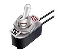 1Pc AC250V 3A On Off Prewired Toggle Switch With Wire Cable KNS-1 Suitable For Electrical Equipment Circuit Replacement