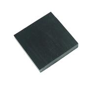 1pc Acetal Copolymer Plate, Plastic POM Sheet Square/Rectangular Thickness 3-60mm for CNC Engineering(Black,60x100x100mm)