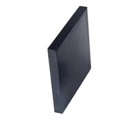 1pc Acetal Copolymer Plate, Plastic POM Sheet Square/Rectangular Thickness 3-60mm for CNC Engineering(Black,3x200x300mm)