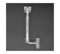 1pc Acrylic Aquarium Skimmer with Lily Pipe Spin Surface Inflow Filter for Fish Tank Water Plant Cleaning(Bend,20mm)