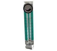 1pc Acrylic Gas Air Oxygen Flowmeter Countor Indicator O2 With Valve brass Connector 0.1Mpa 1-8L/Min height 116mm(0-5L per Min 93mm)