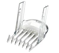 1PC Adjustable 3-15mm Hair Clipper Comb Replacement Hair Clipper Comb Compatible with Philips HC5610 HC5630 HC5632 HC5690 HC5691 HC7650 Spare Parts Hair Trimmer Attachment Beard Comb Clear