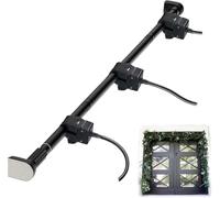 1PC Adjustable Garland Hanger, Heavy Duty Front Door Christmas Wreath Hook, 150-170cm Garland Holder,No-Drill Adjustable Tension Rod Parties Accessories, Removable Reusable Door Hook For Outdoor