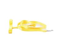 1PC Adjustable Hands Cat Dog Free Running Walking Jogging Pet Lead Leash Waist Belt Chest Strap Gift Traction Rope Pets Supplies for Walking, Hiking, Training, Jogging(Yellow)