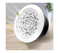 1pc Adjustable Round Gas Ventilation Cover for Ceiling & Wall - ABS Grille for Kitchen & Bathroom Ventilation(100mm)