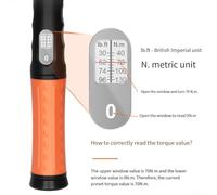 1pc Adjustable Torque Wrench with 72 Tooth Ratchet and Square Drive for Accurate Application of Torque on Vehicle Bolts and Mechanical Fasteners (B)