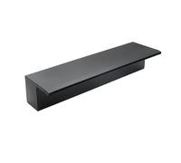 1PC Adjustable Waterfall Spillway for Outdoor Ponds - Customizable scape Waterfalls Spray Outlet for Gardens & Pools (Black 58cm) - Enhance Your Landscape
