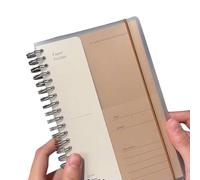 1Pc Aesthetic Writing Notebooks Coil Bounding Covers Not Glares Paper Compact Size for School Office Writing Supplies Stationery Notebooks