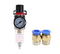 1pc AFR-2000 Pneumatic Filter Air Treatment Unit Pressure Regulator Compressor Reducing Valve Oil Water Separation AFR2000 Gauge